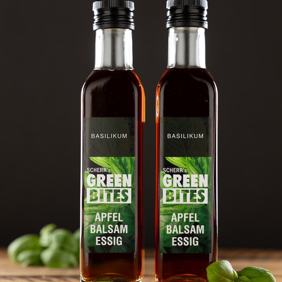 Basilikum Apfelbalsamessig