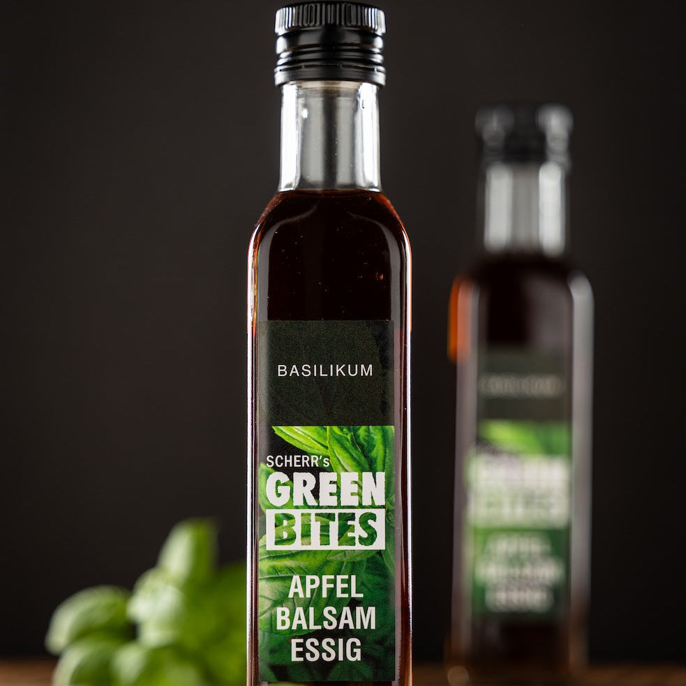 Basilikum Apfelbalsamessig